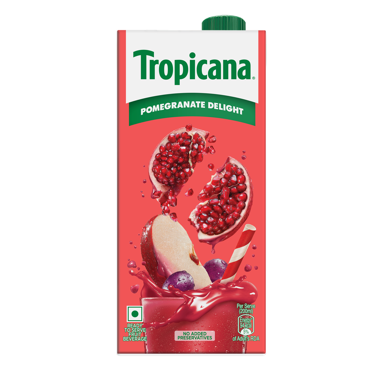 Tropicana Pomegranate Delight Fruit Juice Tetrapack 1 l Combo