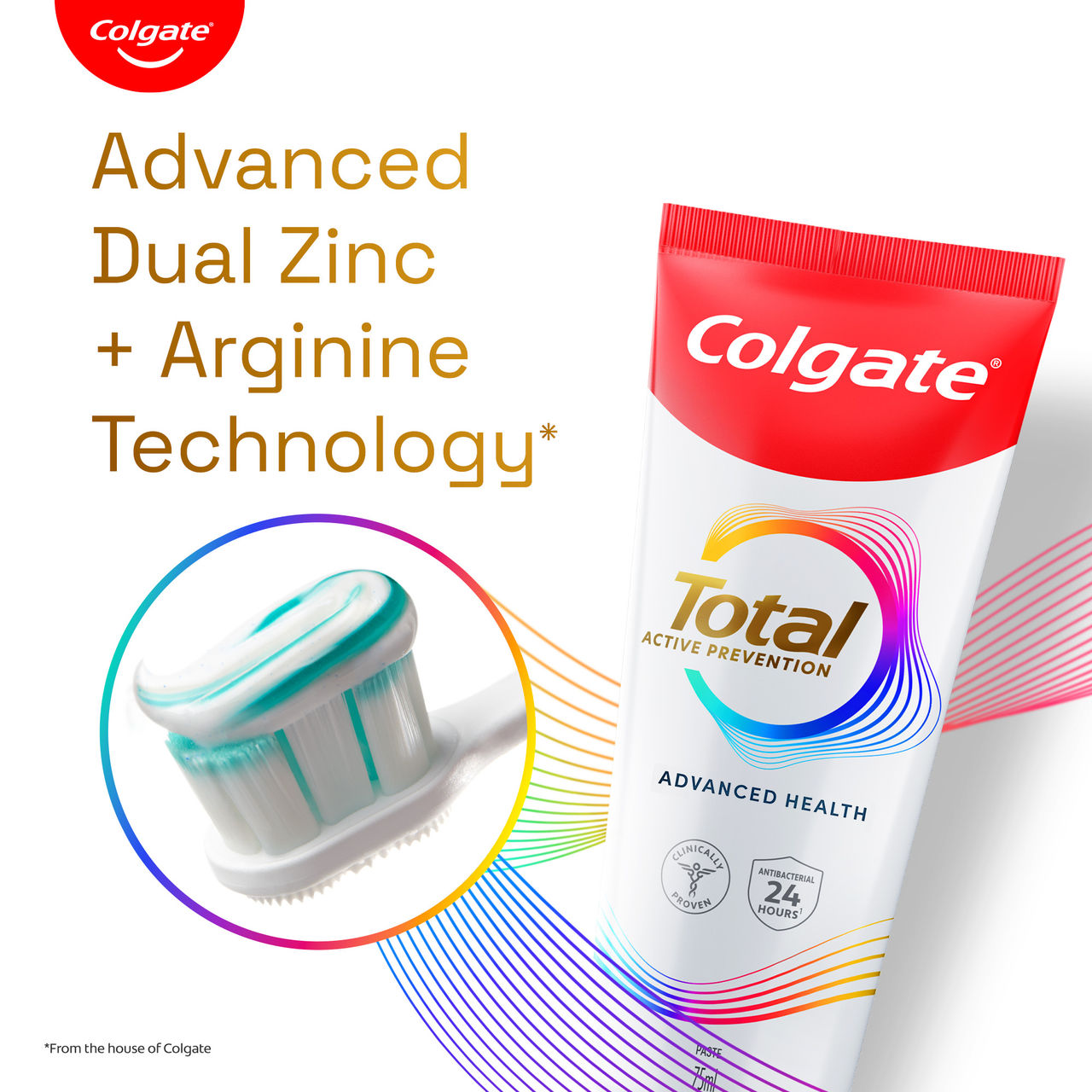 Colgate Total Advanced Health Antibacterial Toothpaste (with a Premium Toothbrush)