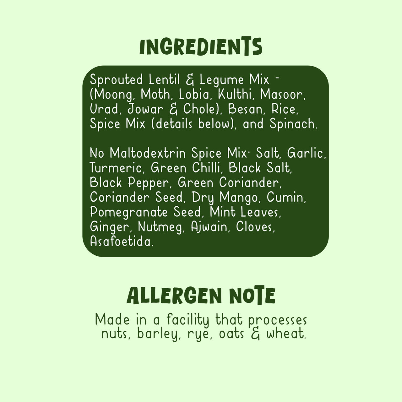 Gladful Spinach Protein Sprouted Lentils and Millets Instant Chilla Mix 200 g Combo