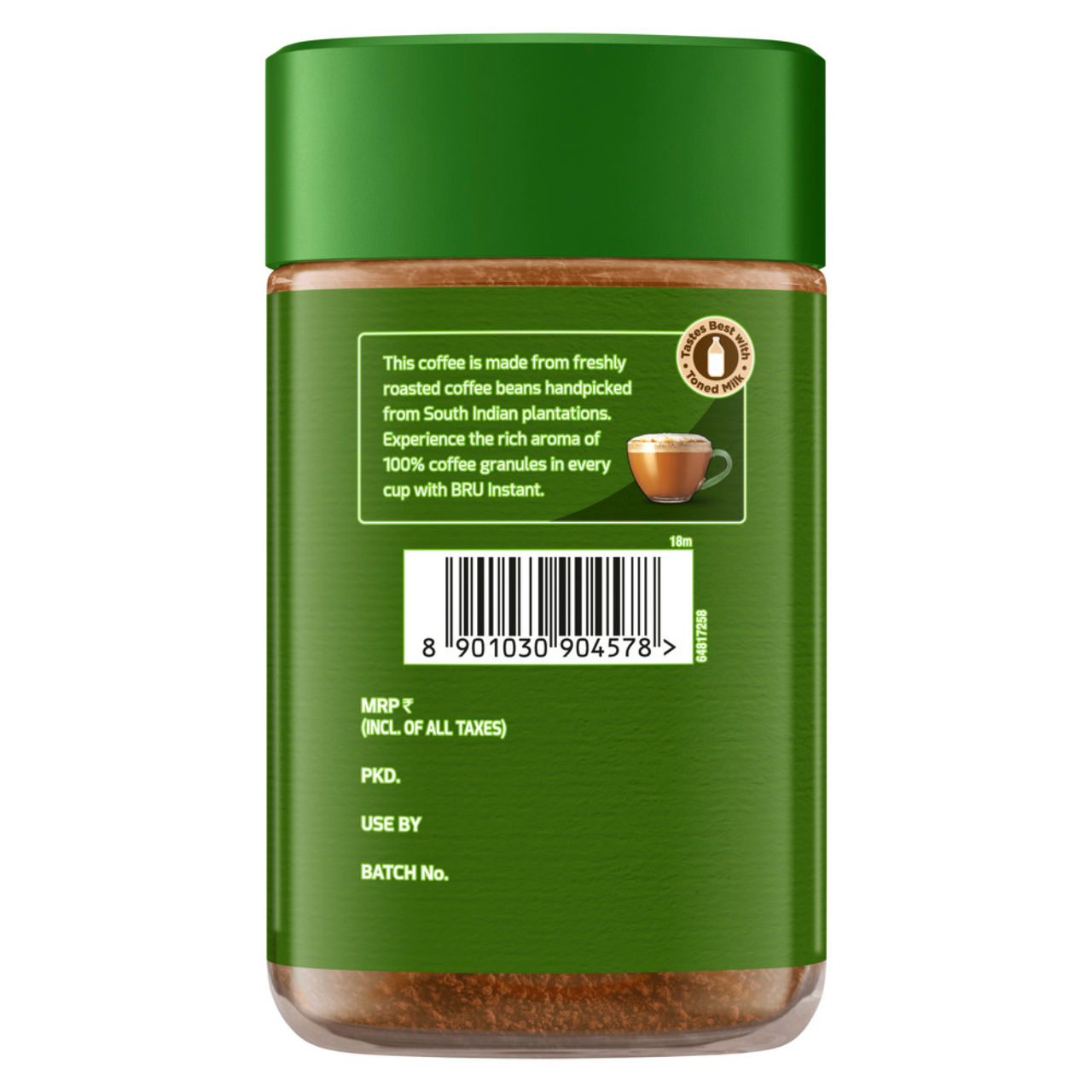 Bru Arabica and Robusta Pure Instant Pure Coffee