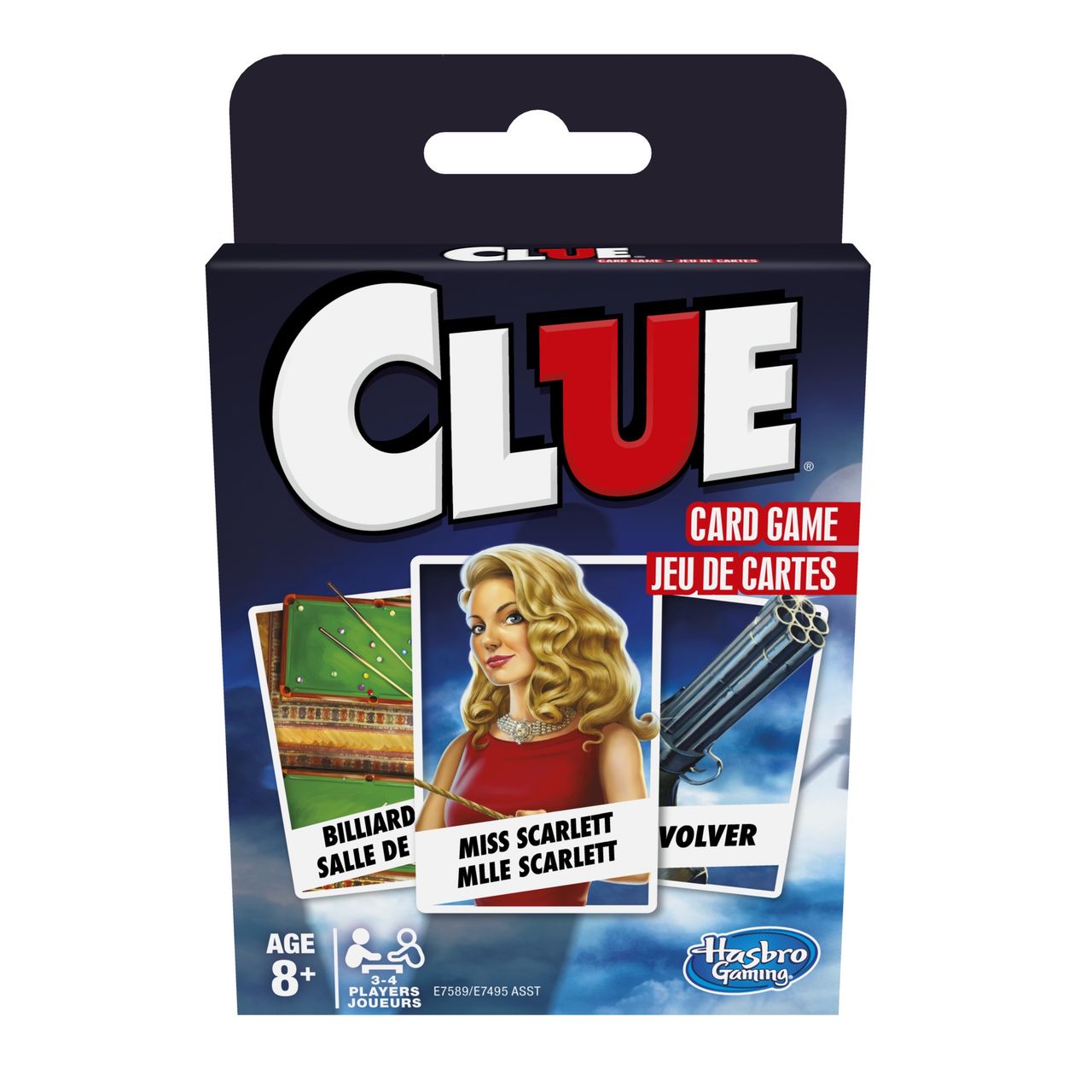 Hasbro Gaming Clue Card Game