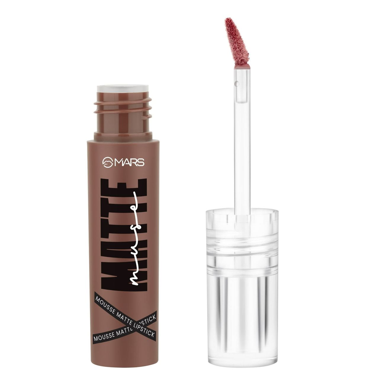 MARS Cosmetics Matte Muse Mousse Lipstick (3ml) (04-TREND SETTER) with Doe-Foot Applicator