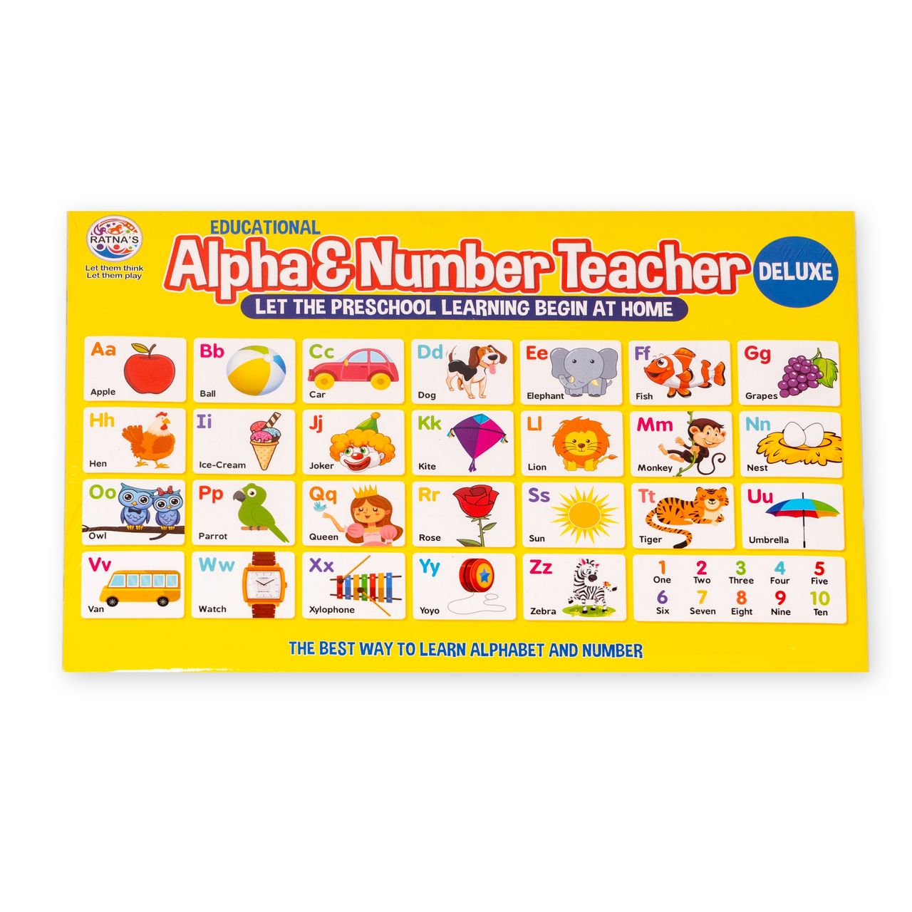 Ratna's Alpha & Number Teacher Deluxe | Assorted