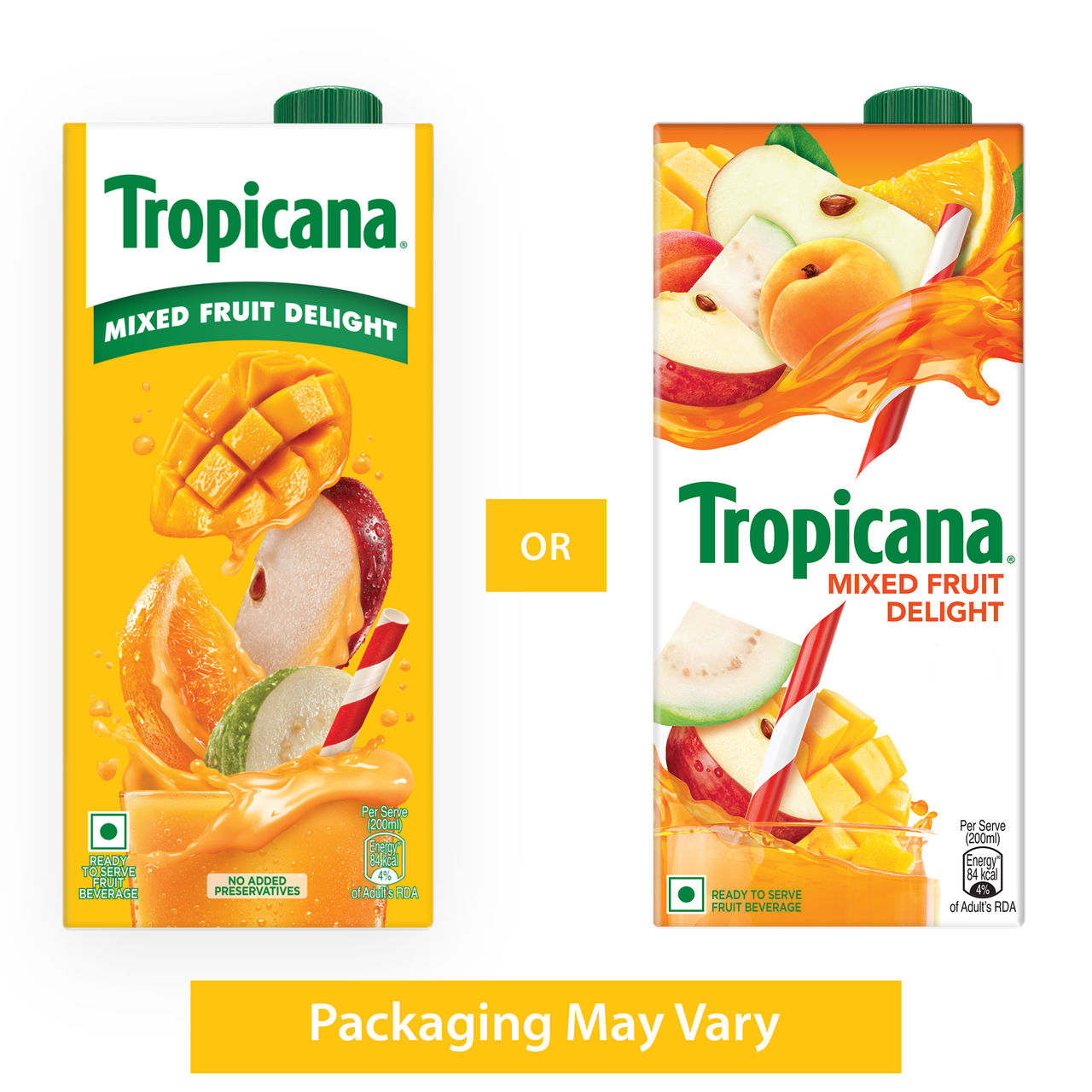 Tropicana Mixed Fruit Delight Juice Tetrapack 1 l Combo