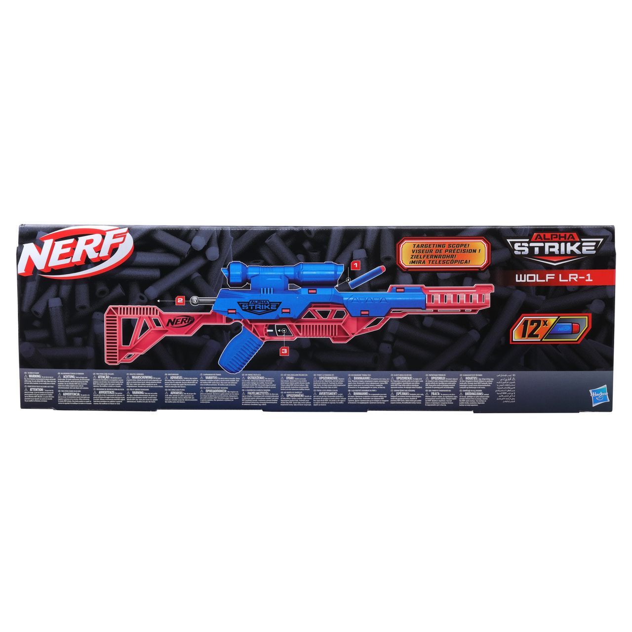 Nerf Alpha Strike Wolf LR-1 - Action-Packed Dart Blaster | Toy Gun