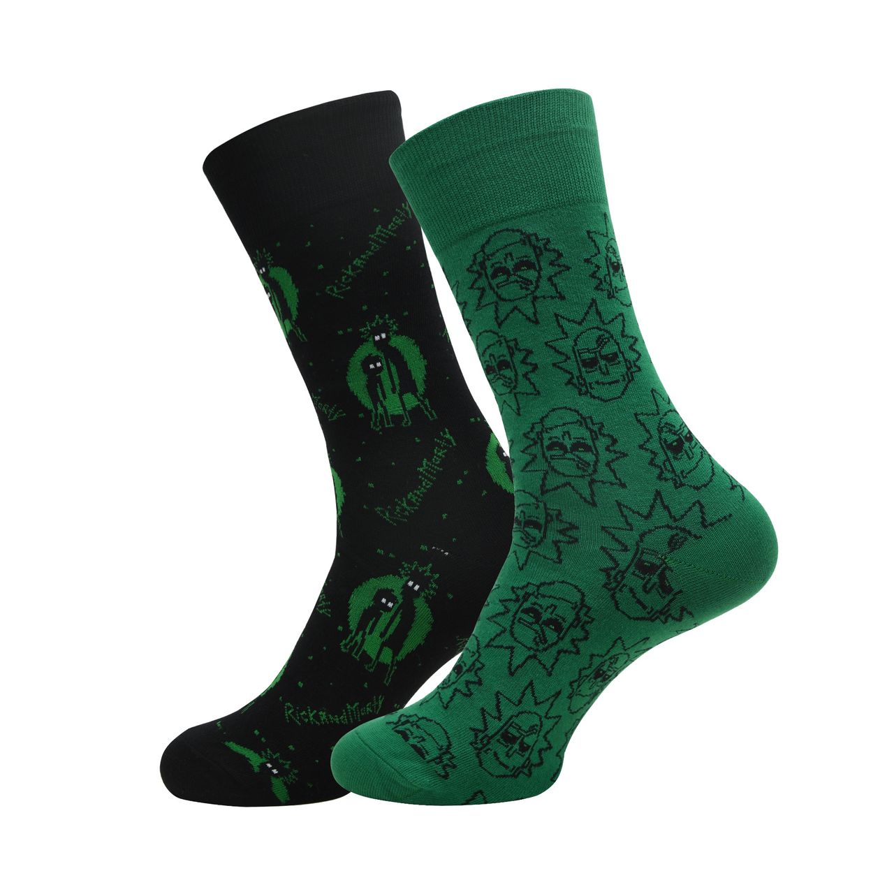 SocksXpress by Balenzia Rick And Morty Men's Quirky Mid-Calf Length Socks | Fine Cotton
