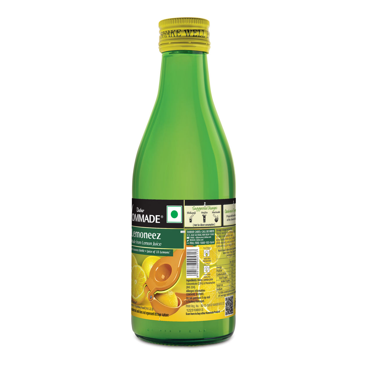 Dabur Hommade Lemon Concentrated Liquid