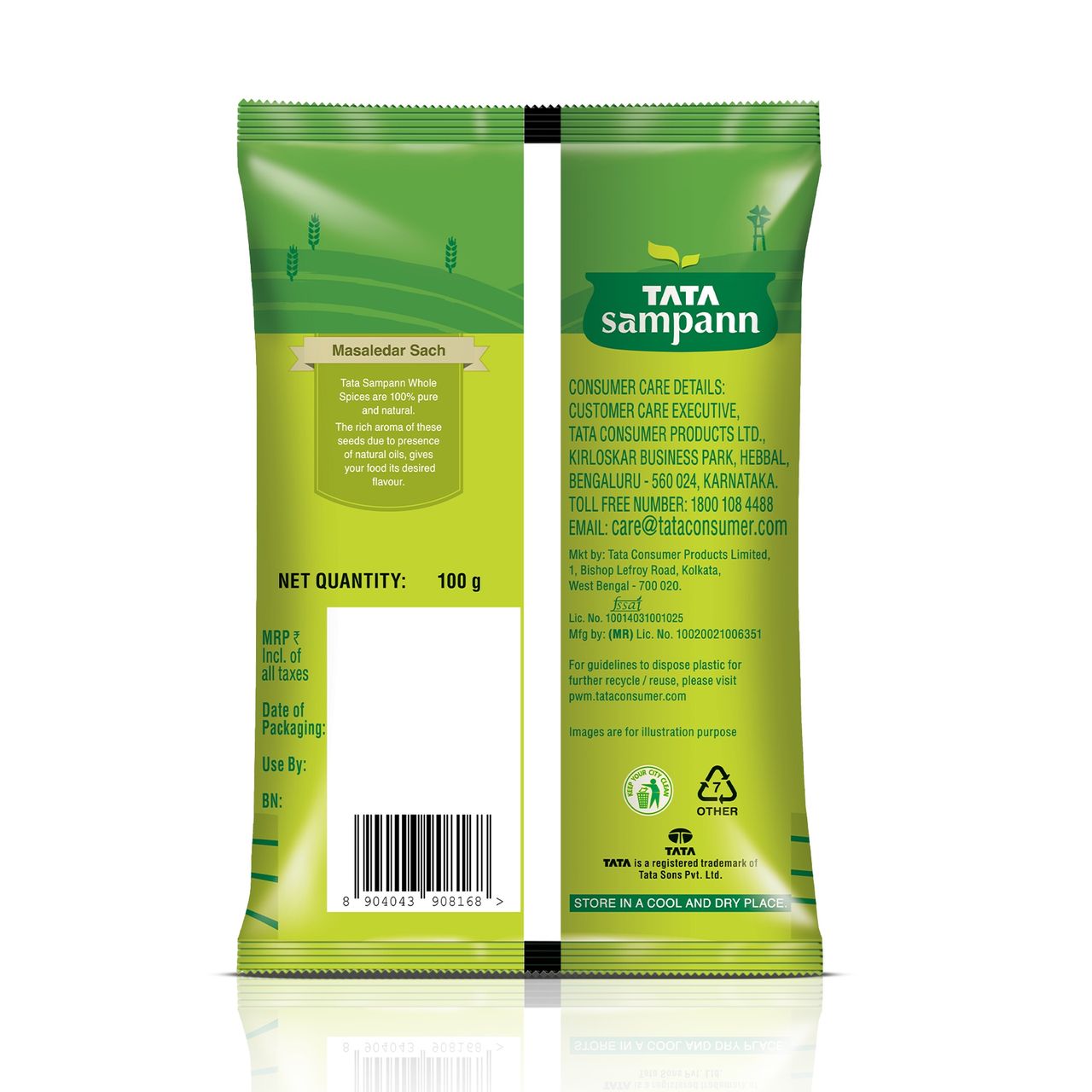 Tata Sampann Whole Spices Cumin Whole