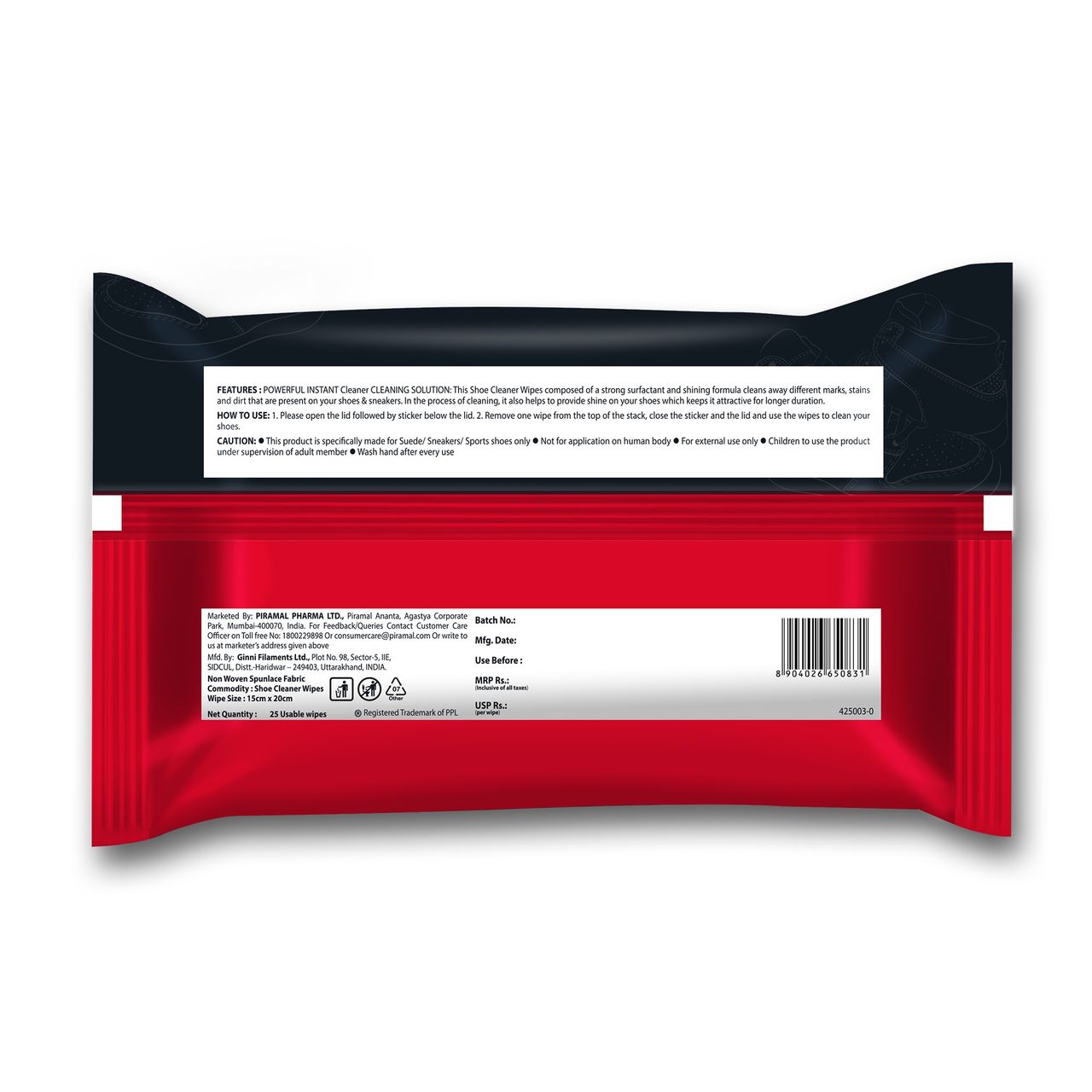 Cleanstac Shoe Cleaner Wipes | Sneaker Wipes For Stubborn Scuff, Dirt and Stains