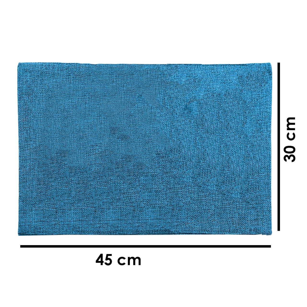 Lushomes Jute Table Mat - Blue | 30 x 45 cm