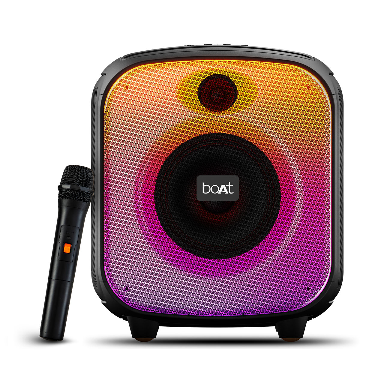 boAt PartyPal 63Pro Bluetooth Speaker with 30W Signature Sound,Customizable RGB LEDs(Midnight Black