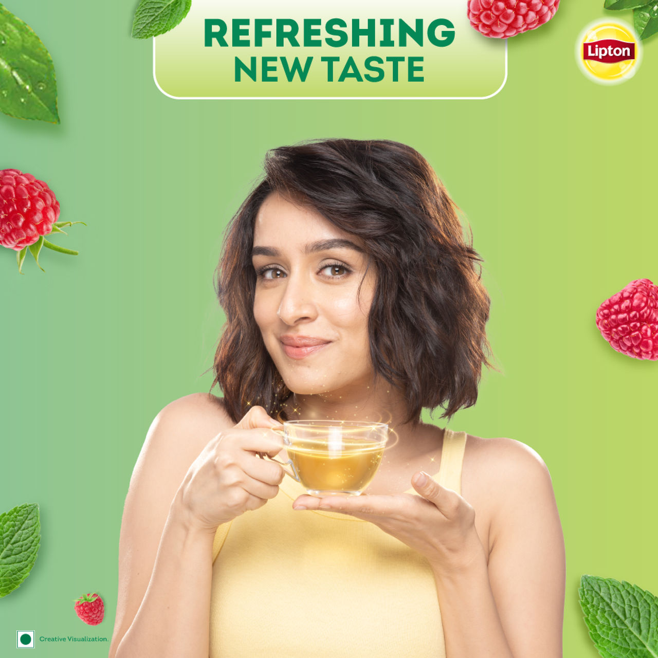 Lipton Raspberry Mint Green Tea