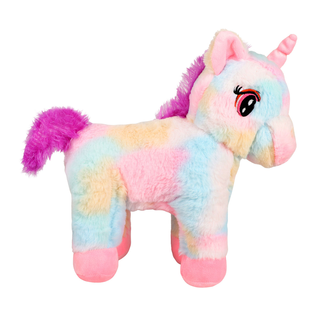 Dearjoy Rainbow Unicorn Soft Toy - Pink