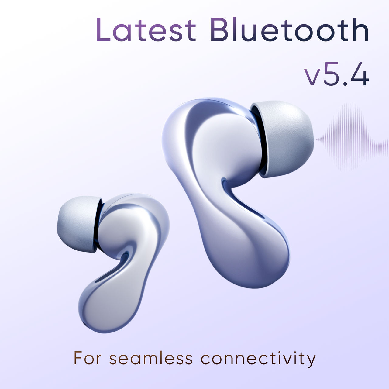 Mivi Superpods Immersio Earbuds Flagship Launch, 3D Soundstage, 60H Bluetooth�Crystalline Blue