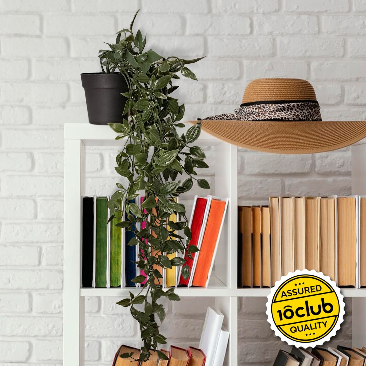 10club Artificial Creeper Potted Plant