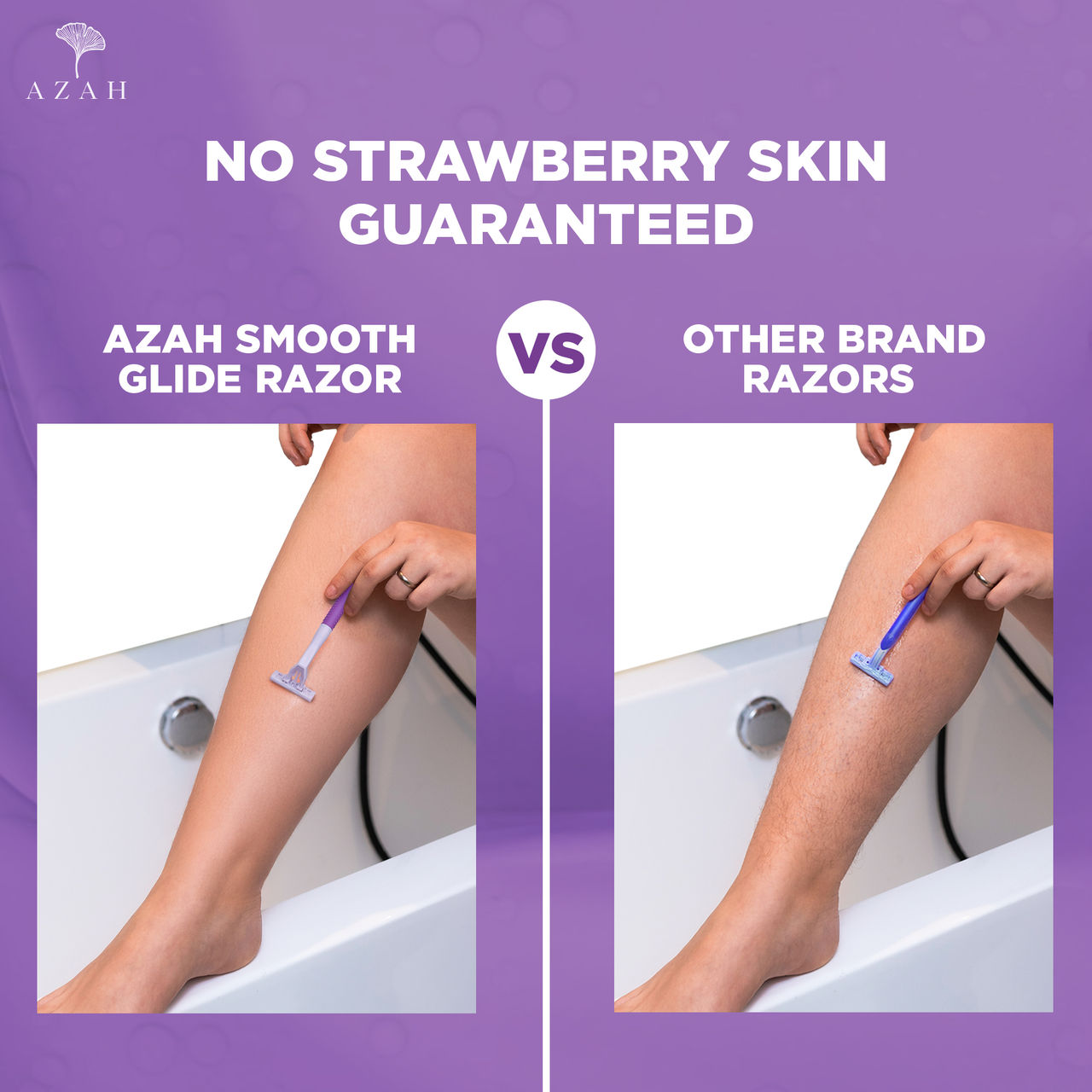 Azah Smooth Glide Reusable Body Razor (Set Of 3)