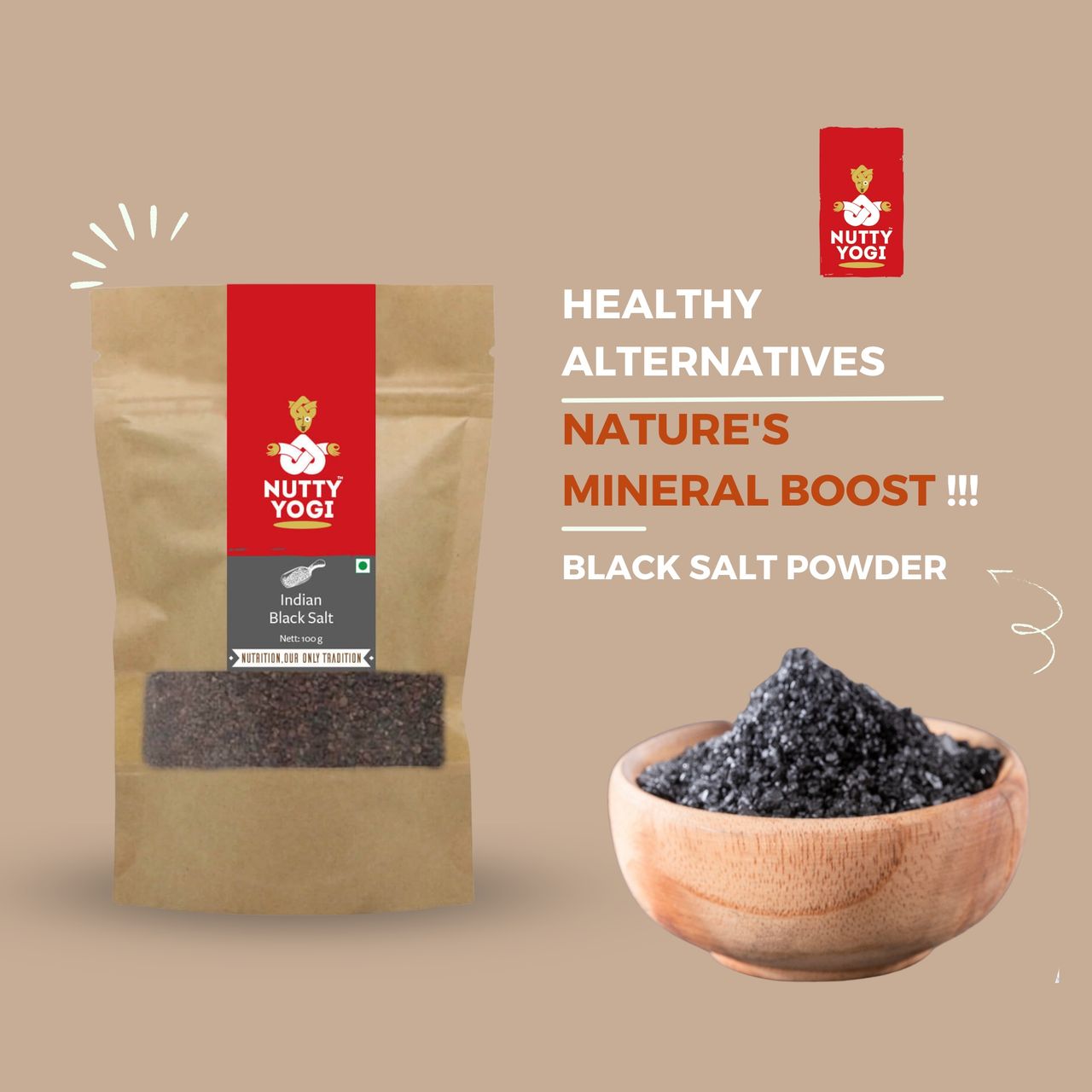 Nutty Yogi Black Salt