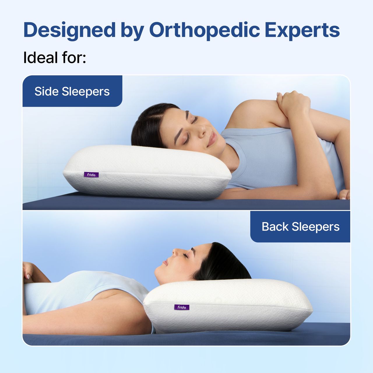 Frido Ultimate Deep Sleep Pillow- 5 inch