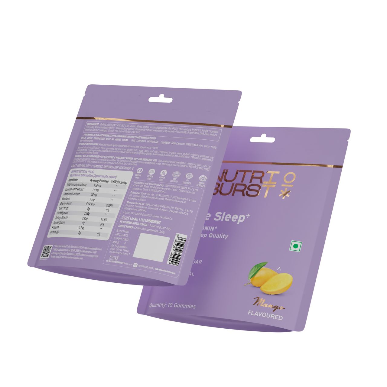 Nurtiburst Serene Sleep Gummies With Melatonin