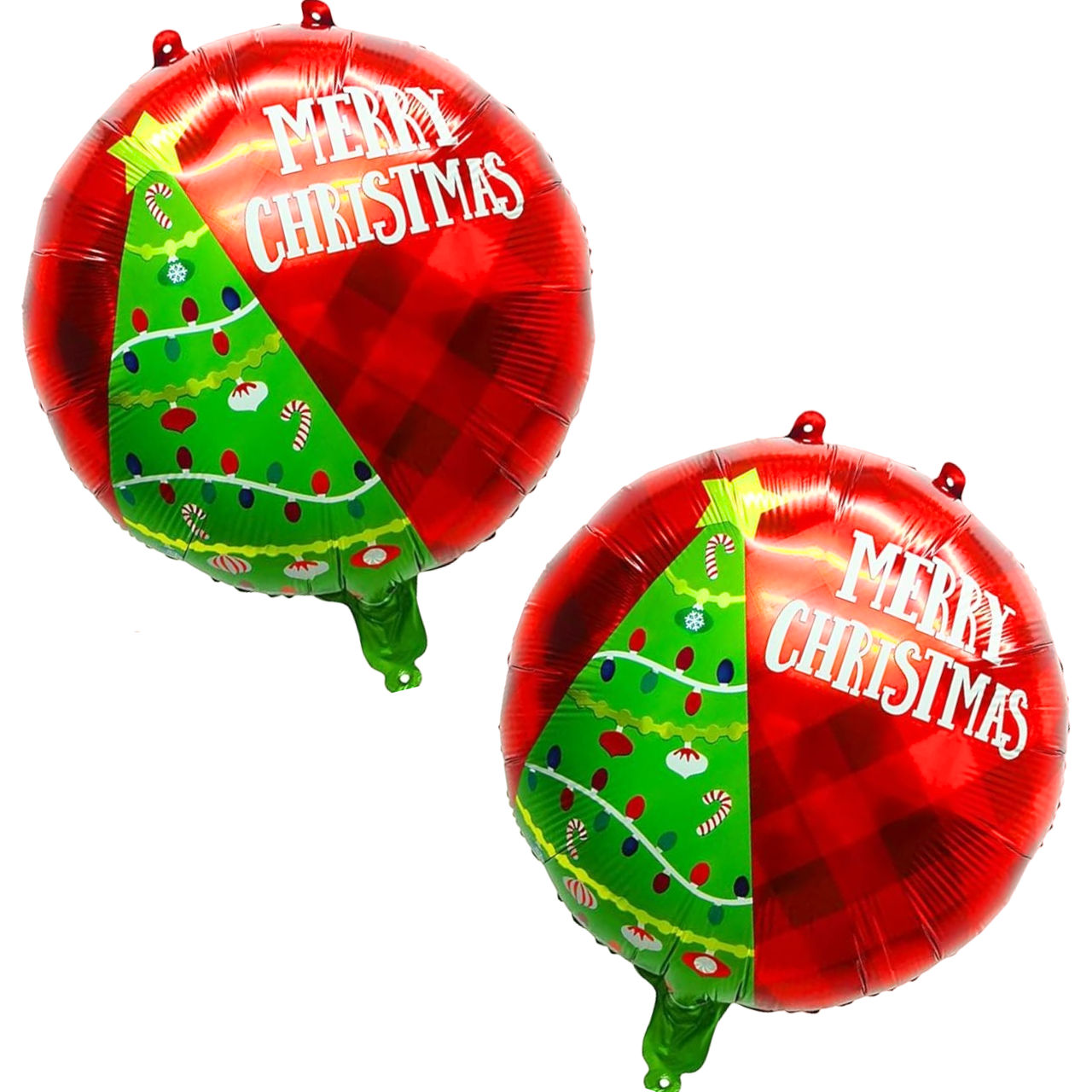 Christmas Tree Foil Balloon, Assorted Color & Design