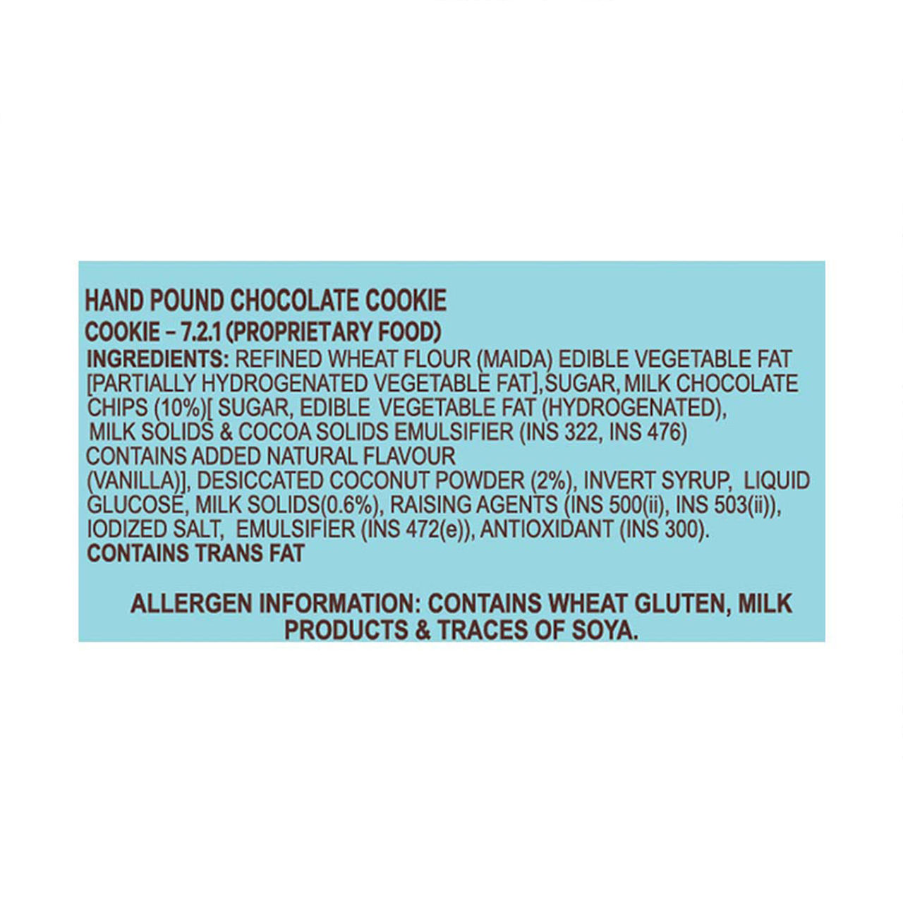 Cookie Man Hand Pound Chocolate Cookies Biscuits