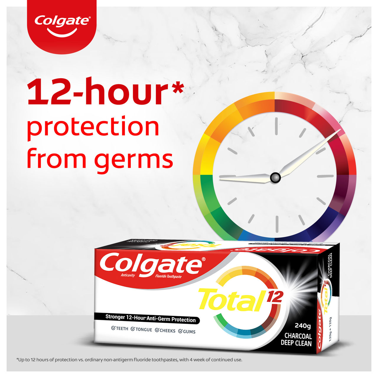 Colgate Total Charcoal Deep Clean Antibacterial Toothpaste