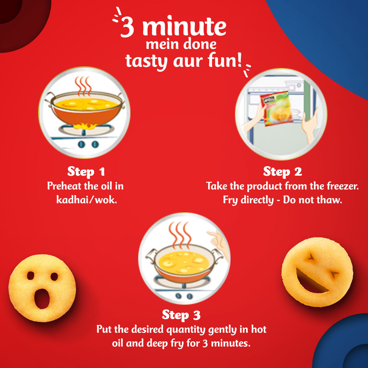 Mccain Emotibites Crispy Happy Potato Snack