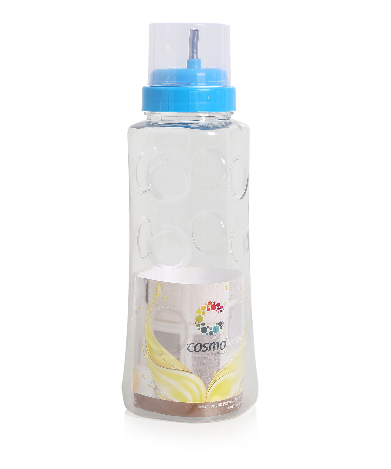Cosmo Plastoware Star Oil Can 1000ml | Blue