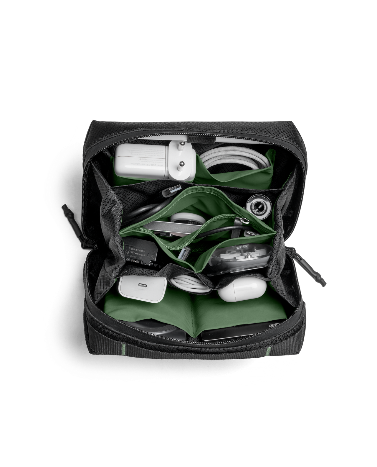 DailyObjects Black Ripstop Vault Tech Organiser - Medium