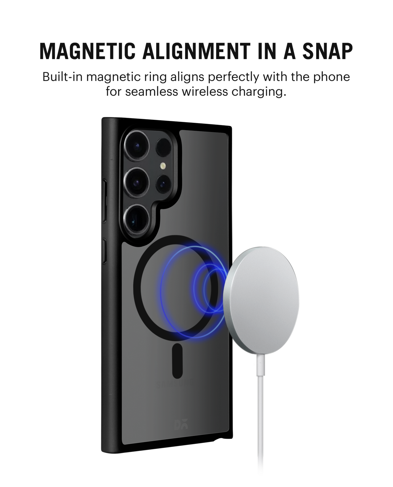 DailyObjects Black Nimbus Magnetic Phone Case Cover For Samsung Galaxy S23 Ultra