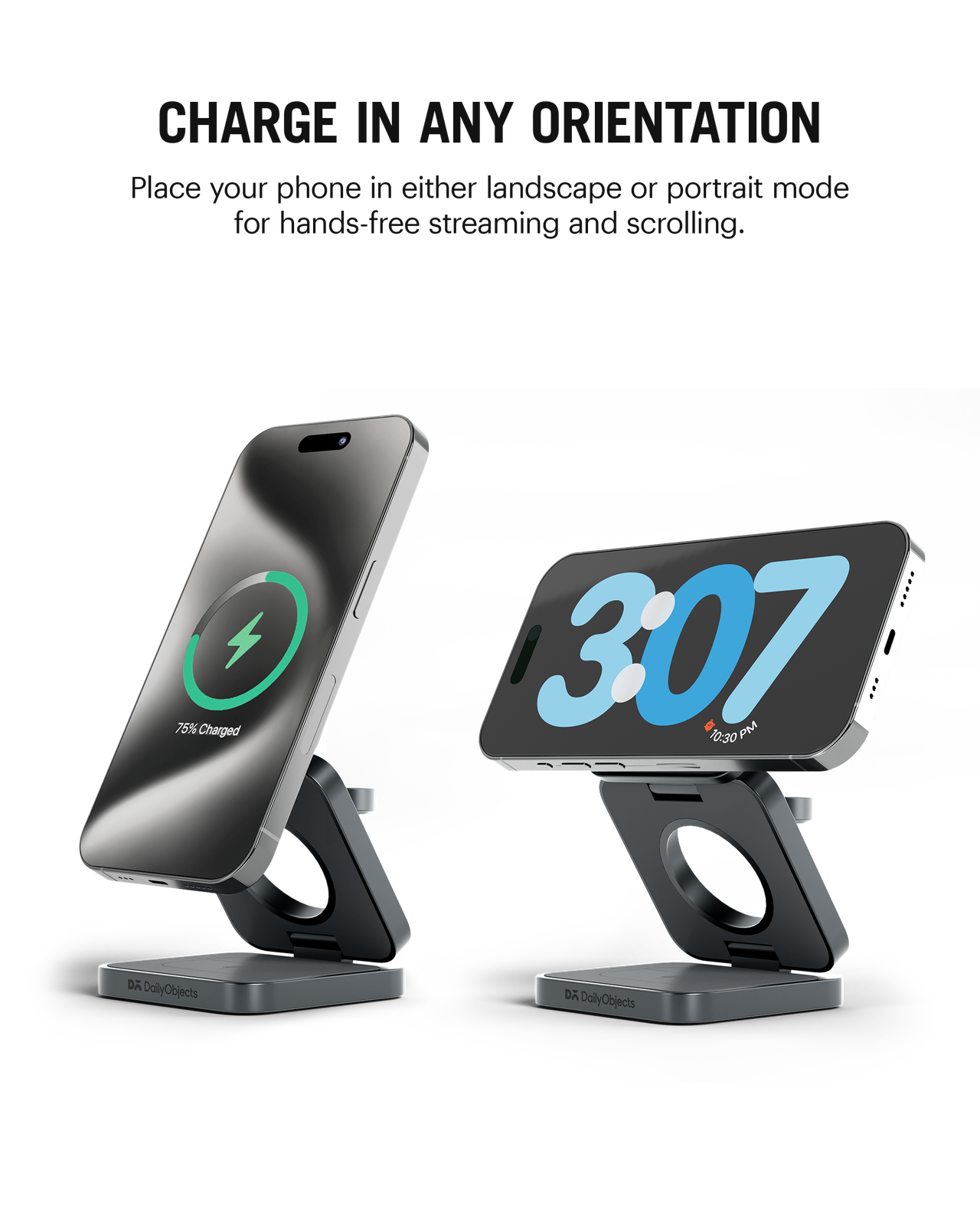 DailyObjects SURGE™ Max Foldaway 3-In-1 Magnetic MagSafe Wireless Charger