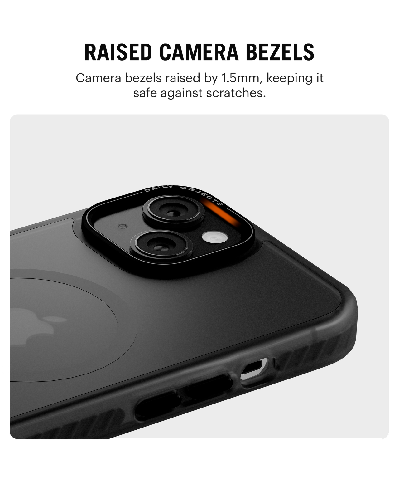 DailyObjects iPhone 14 Plus Black Nimbus MagSafe Phone Case