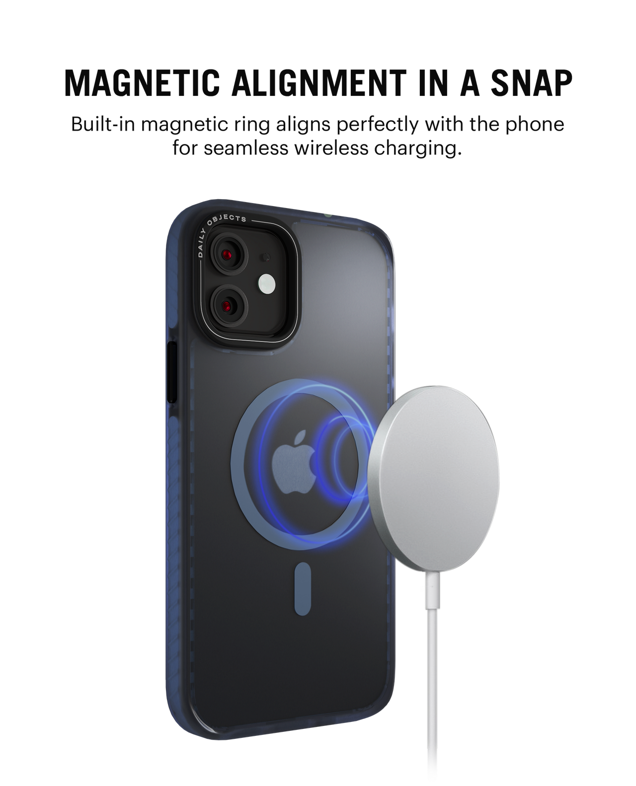 DailyObjects iPhone 12 Blue Nimbus MagSafe Phone Case