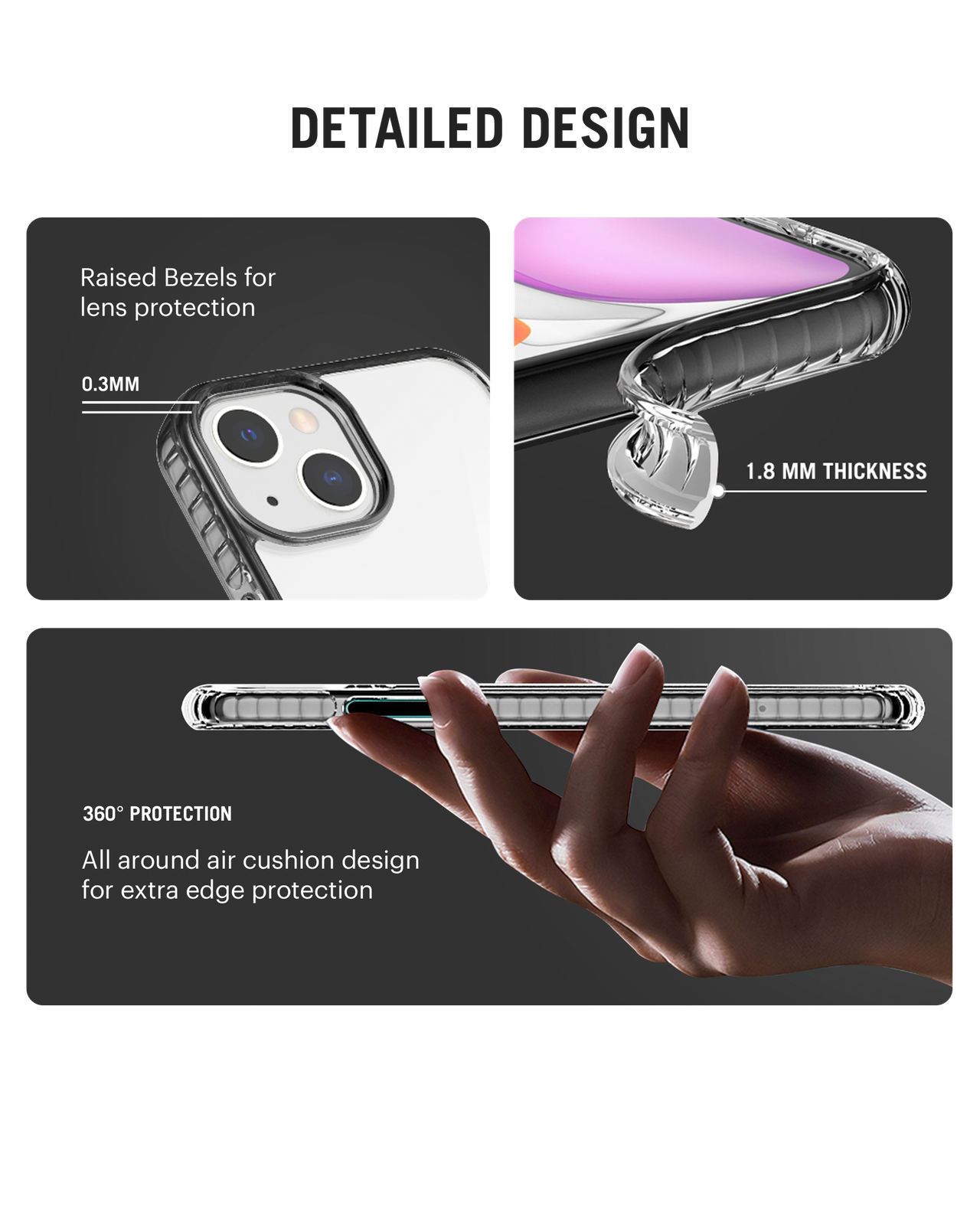 DailyObjects iPhone 15 Stride 2.0 Clear MagSafe Phone Case
