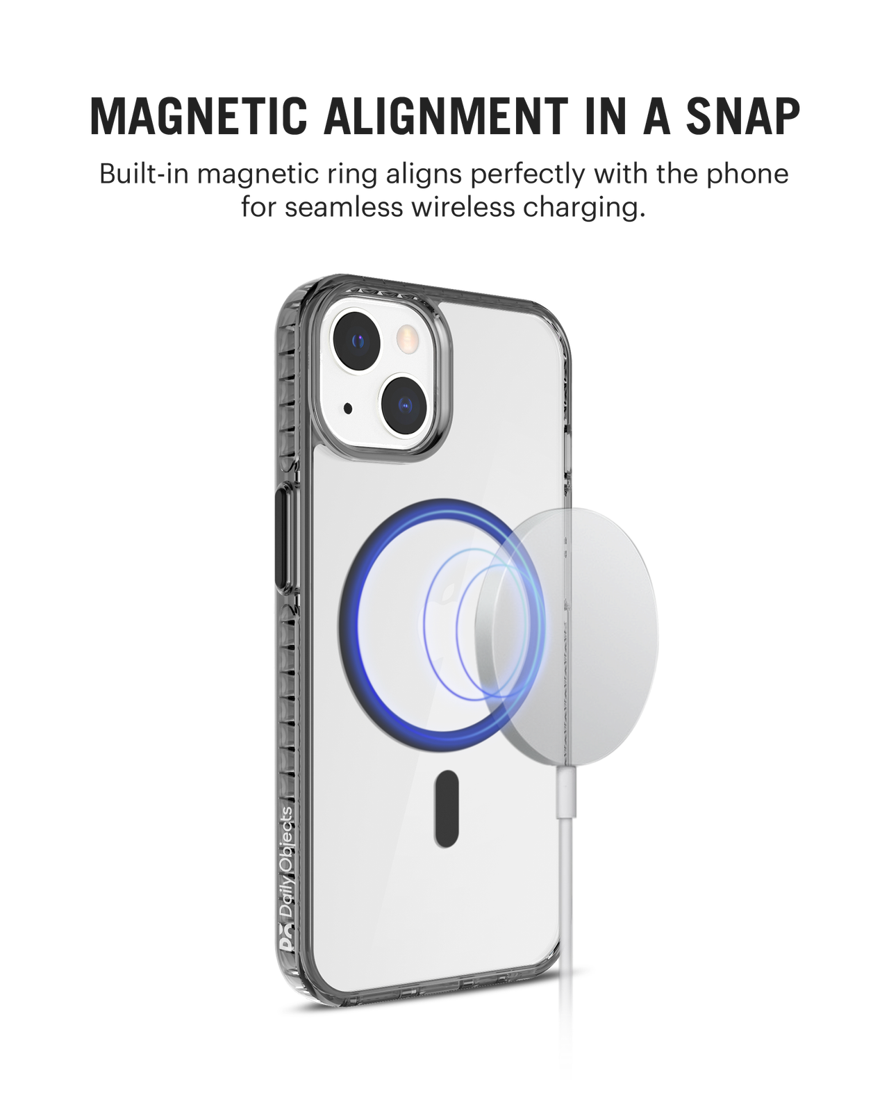 DailyObjects iPhone 15 Stride 2.0 Clear MagSafe Phone Case