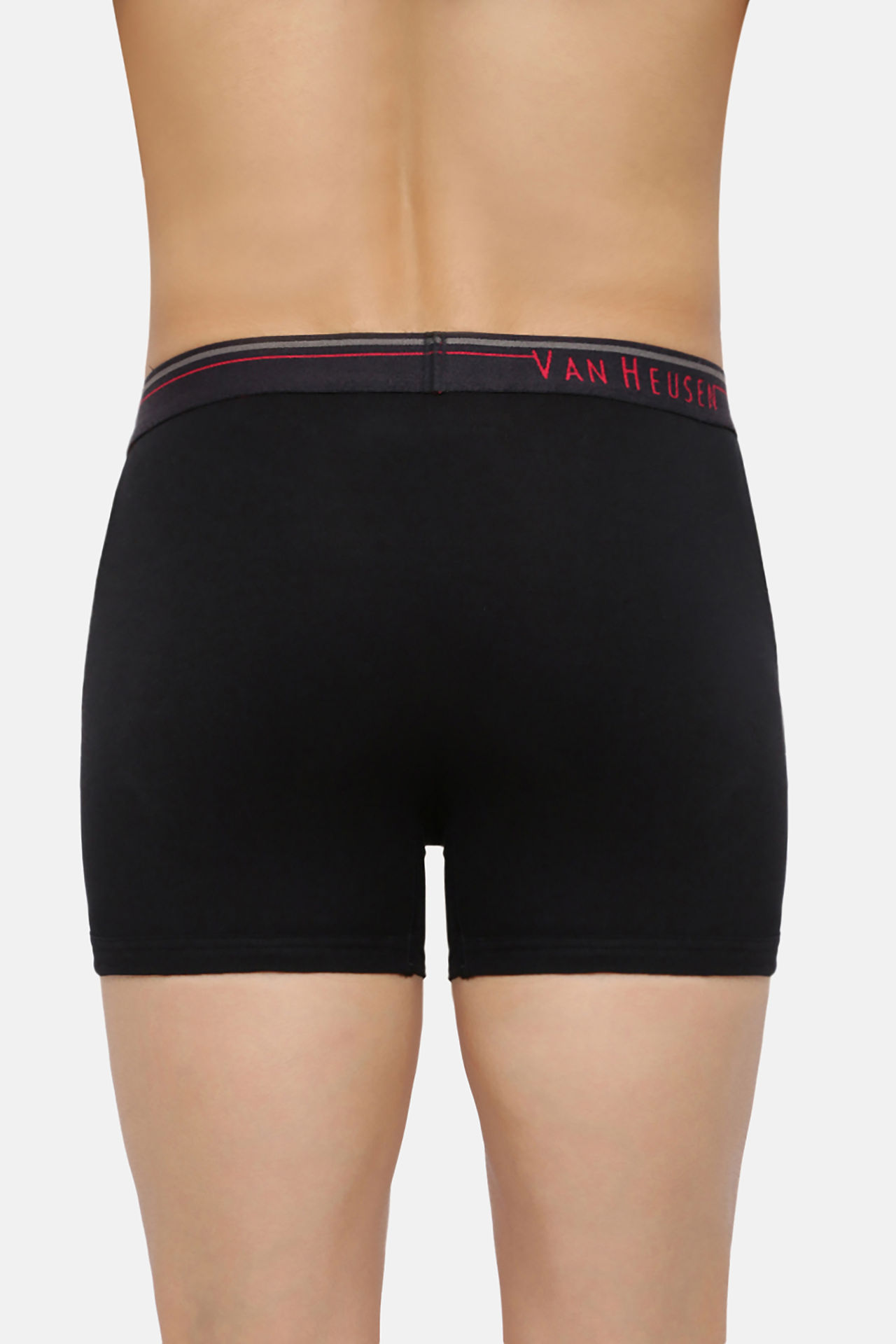 Van Heusen Men Pack Of 2 Anti Bacterial & Colour Fresh Boxer Briefs |Pure Black,Grey Mel-M