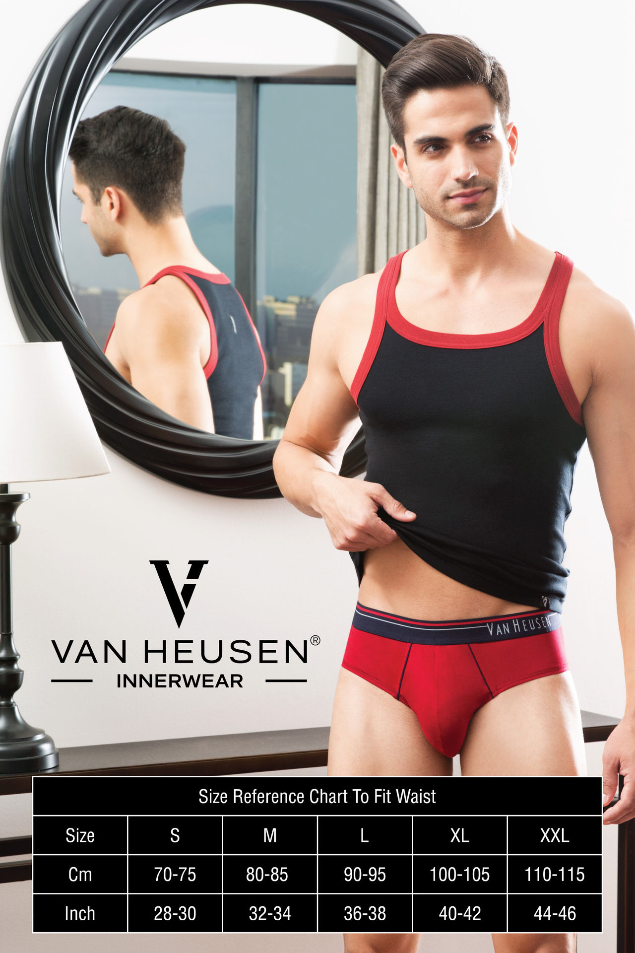 Van Heusen Men Pack Of 3 Anti Bacterial & Super Soft Briefs-M