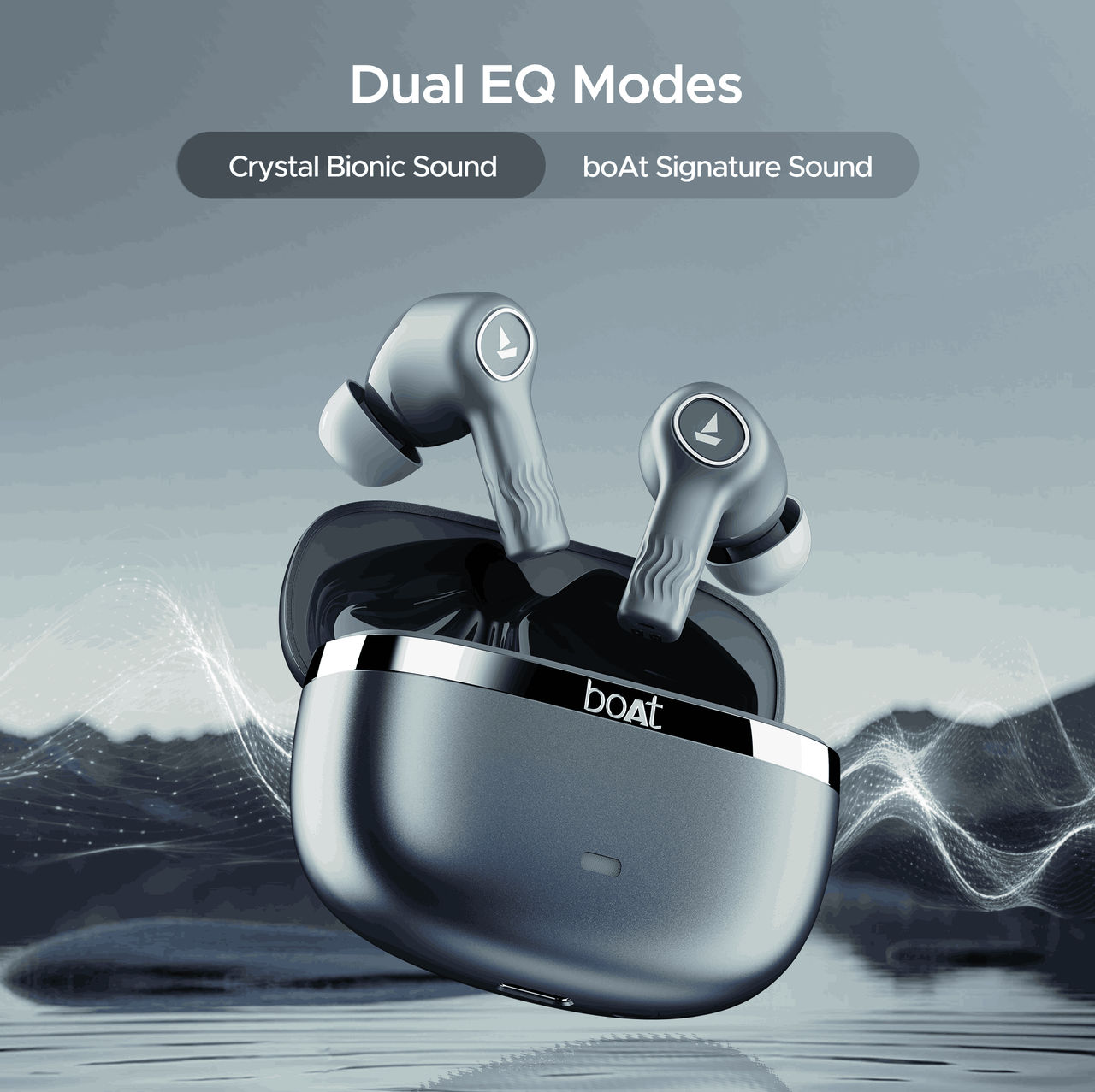 boAt Nirvana Ion Anc W/ Anc(32Db), 120Hrs Playback, Crystal Bionic Mode