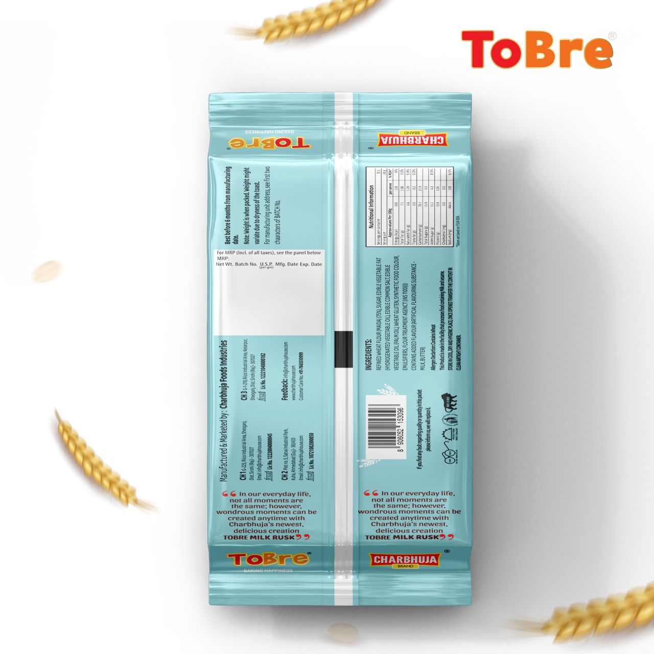Tobre Soft and Crunchy Milk Rusk