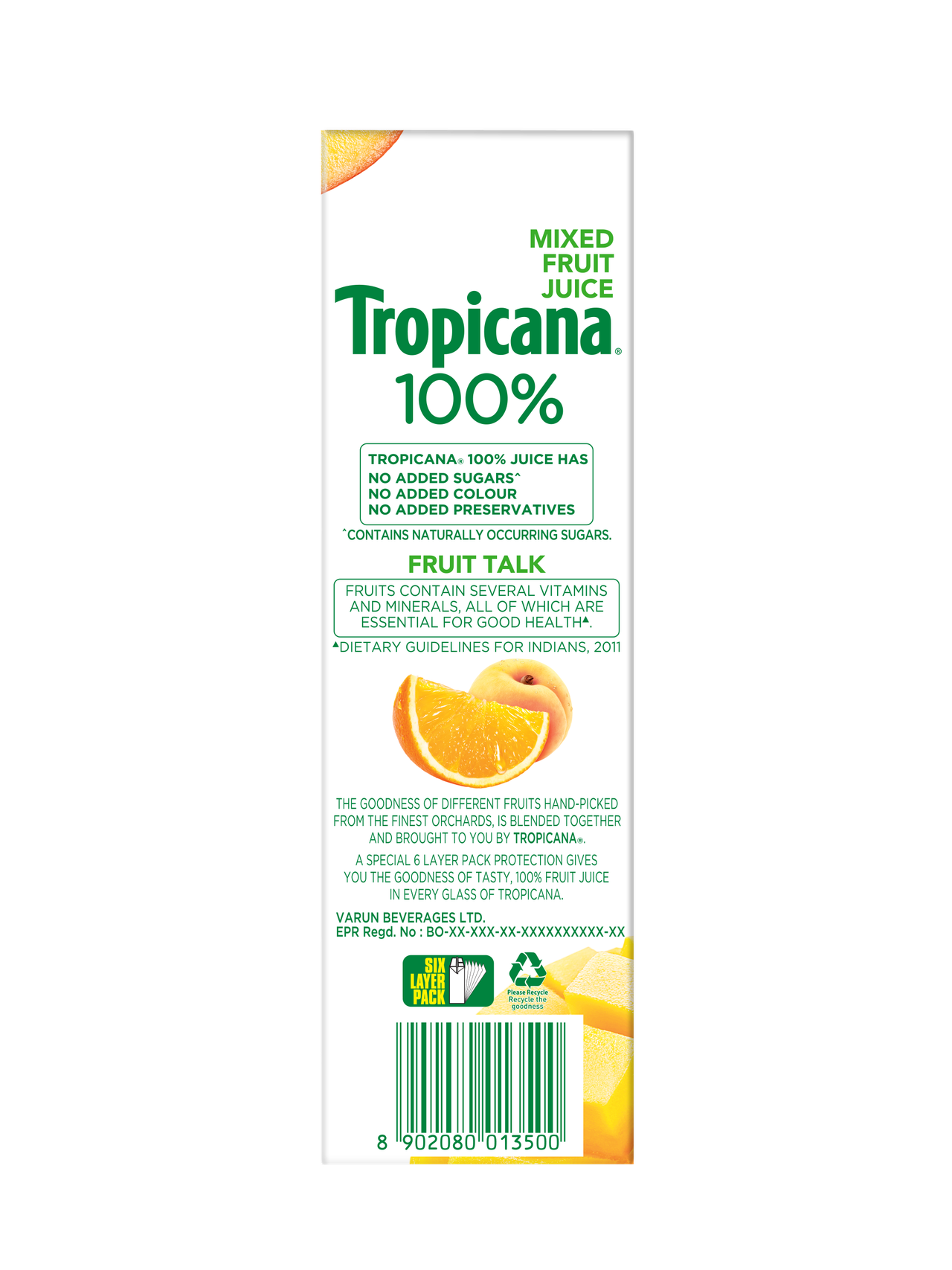 Tropicana 100% Mixed Fruit Juice