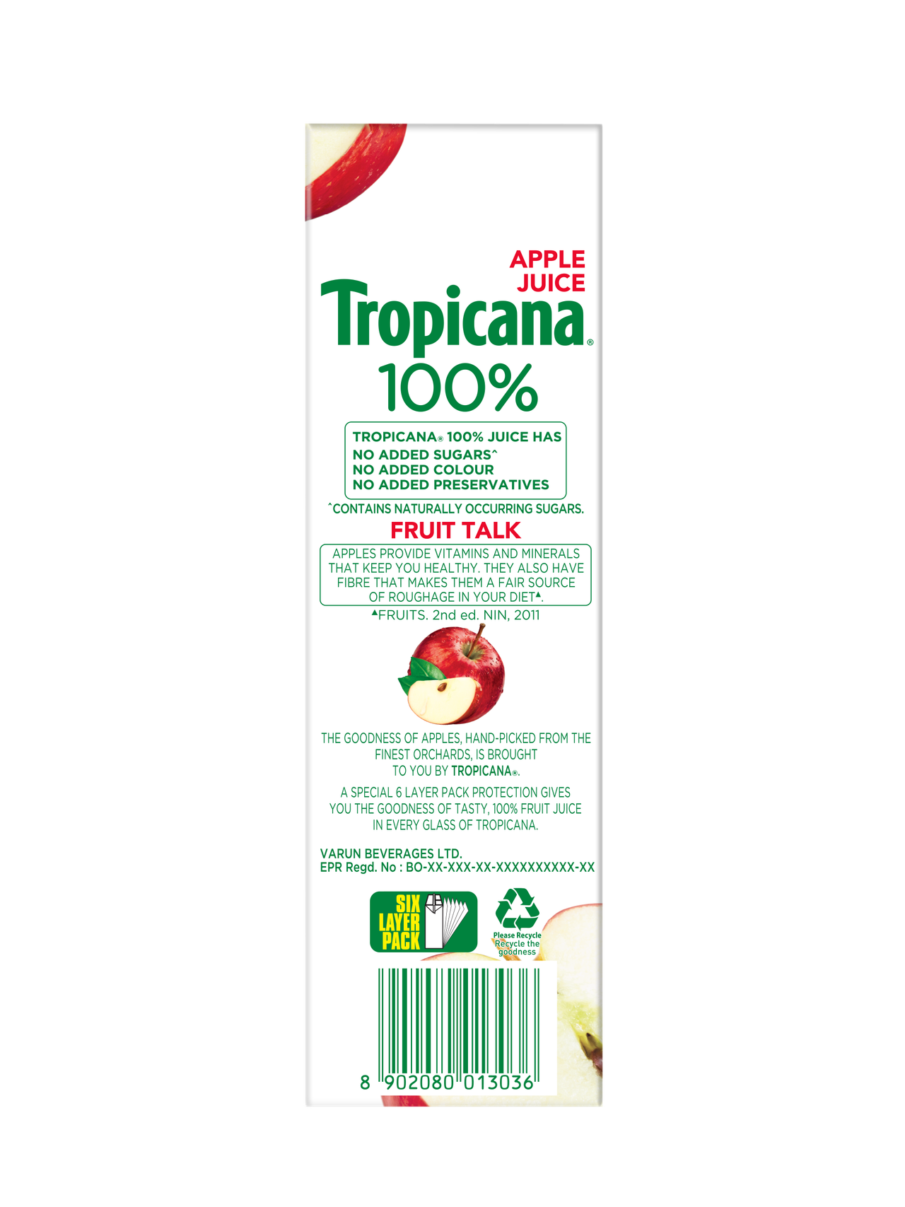 Tropicana 100% Apple Fruit Juice