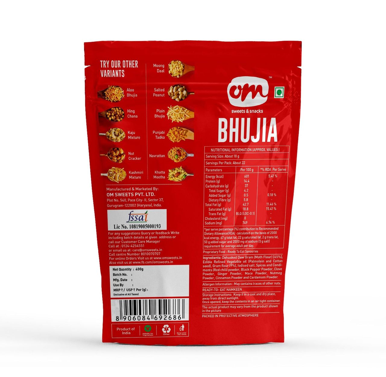 OM Sweets & Snacks Bhujia