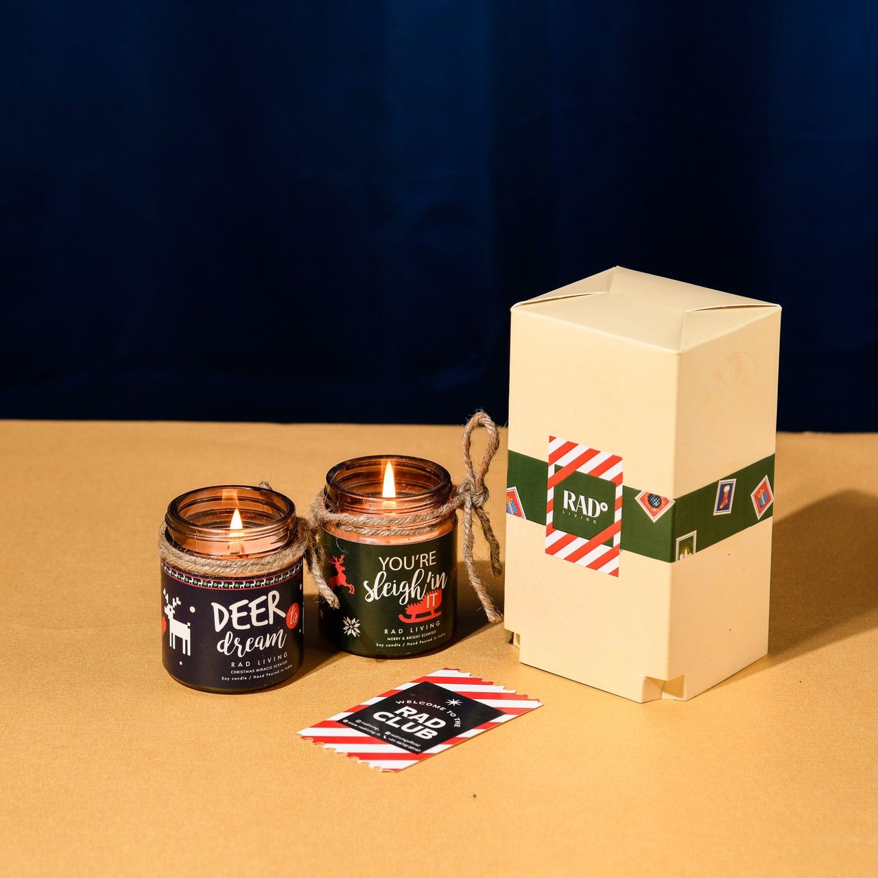 Rad Living Oh What Fun! - Set of 2 Scented Candle Jars with Lid