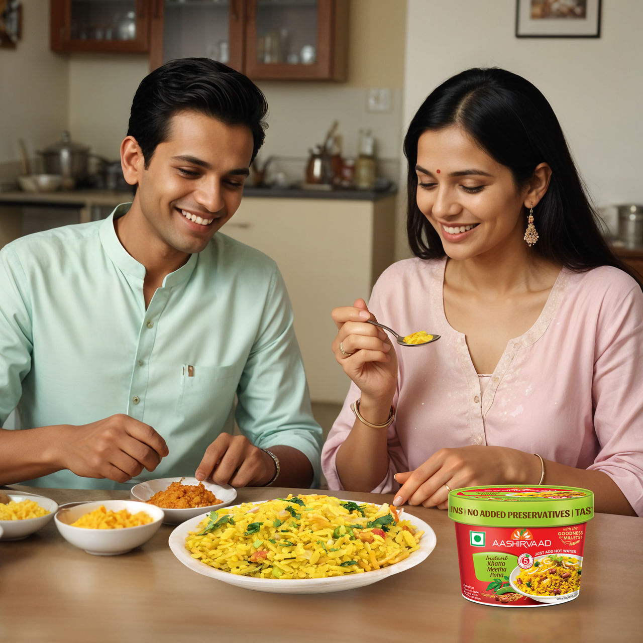 Aashirvaad Instant Khatta Meetha Poha