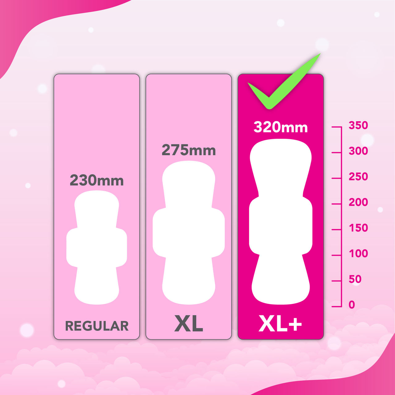 Niine Naturally Soft Ultra Thin XL+ Sanitary Pads