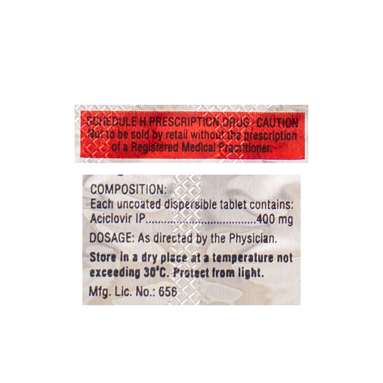 OCUVIR- 400 DT Tablets