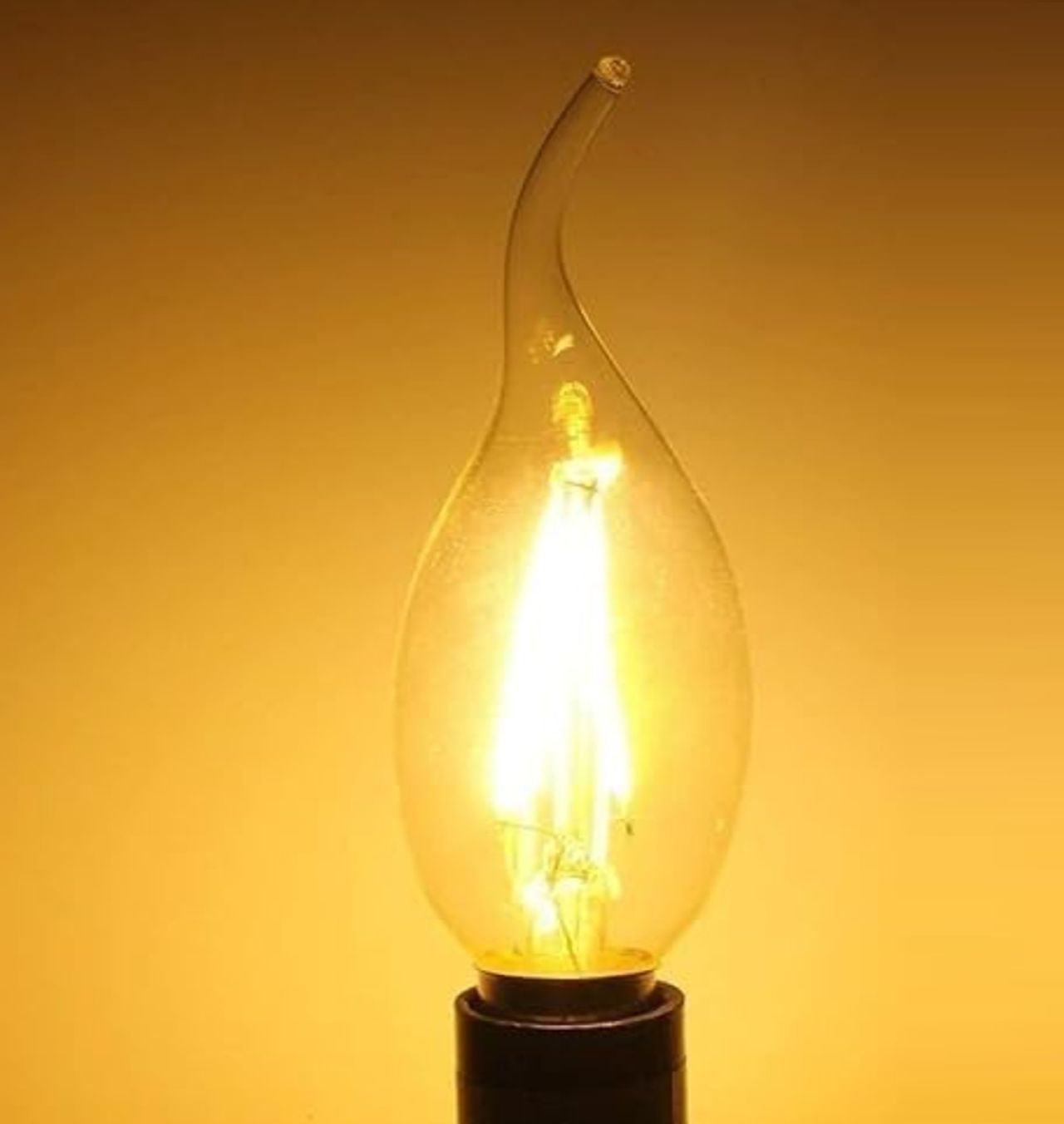 Desidiya Dimmable 4 Watts Led Bulb, Base E14 Holder (Warm White) 