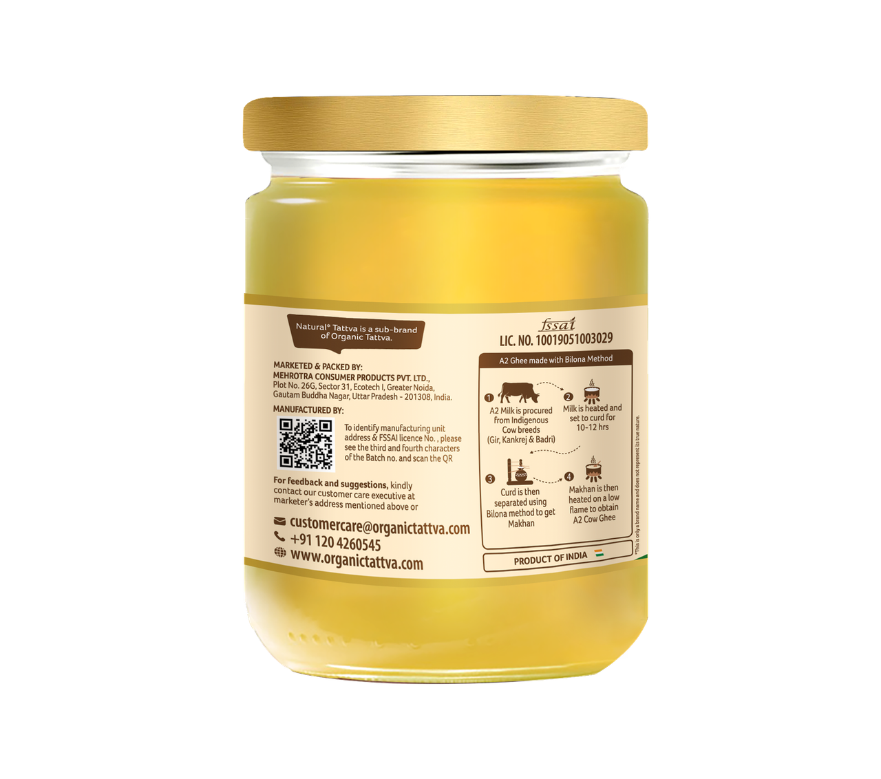 Natural Tattva A2 Cow Ghee