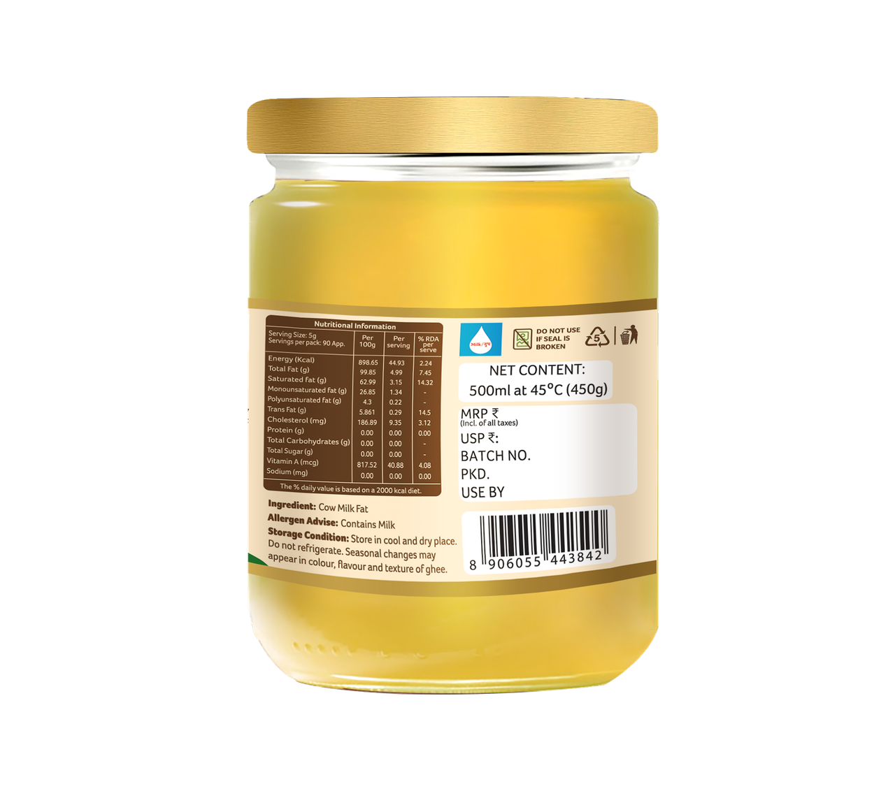 Natural Tattva A2 Cow Ghee