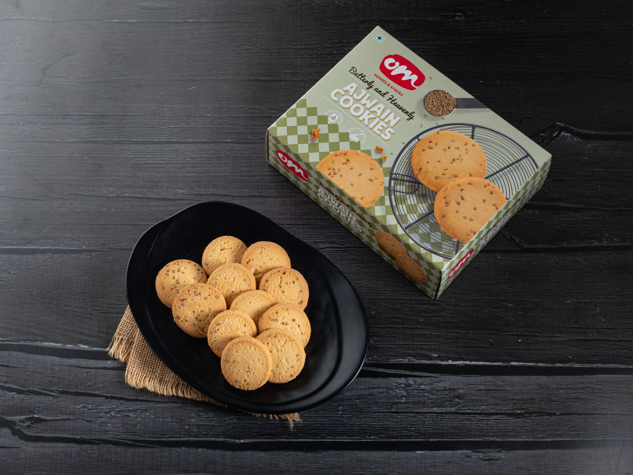 Om Sweets Ajwain Cookies